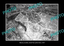 OLD LARGE HISTORIC PHOTO MASERU LESOTHO, AERIAL VIEW OF TOWN c1937 picture
