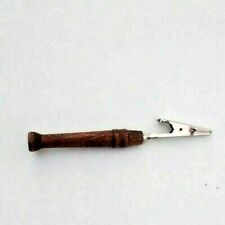 ONE- WOOD ROACH CLIP- '60's Classic - 4-INCH- Hand Crafted Hitter  Alligator. picture