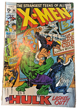 Marvel Comic X-Men #66 March 1970 Incredible Hulk Vintage Original picture