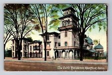 Hartford CT-Connecticut, the Colt's Residence, c1909 Antique Vintage Postcard picture