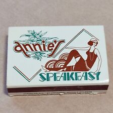 Vintage Matches Atlanta Advertising Annie's Speakeasy West Paces Racquet Club picture
