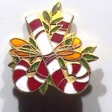 VINTAGE HOLIDAY CANDY CANE REEF - LAPEL PIN picture