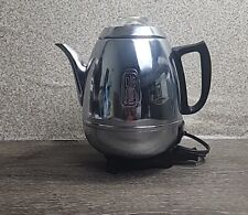 Vintage General Electric Percolator P410A Chrome Coffee Maker GE Midcentury Work picture
