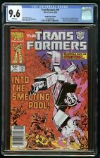 TRANSFORMERS #17 (1986) CGC 9.6 CANADIAN PRICE VARIANT CPV WHITE PAGES picture