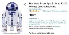 NEW STAR WARS SMART R2-D2 ROBOT, BRAND NEW-THE LAST JEDI, 180$ ON AMAZON picture
