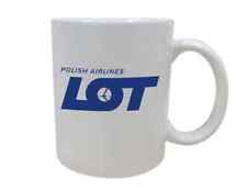 LOT Polish Airlines Logo Air Travel Souvenir Employee Coffee Mug Tea Cup  picture