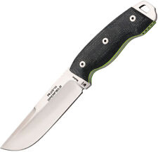 Hydra Knives Openfield Black Micarta Niolox Fixed Blade Knife w/ Sheath S02 picture