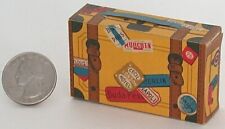 Suitcase Candy Box Vintage Original 1930's Miniature Cardboard Container Japan picture