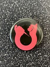 1960's Pro Vaccine Pin Vintage Medical Activist Cause Pink Button picture