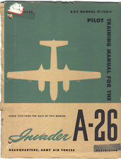 137 Page 1945 Douglas A-26 Invader AAF 51-126-1 Pilot Flight Manual on CD picture