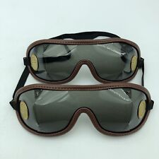 2x OLDSCHOOL Kroop's Original Boogie Racing & Skydiving Goggle Tinted Lenses picture