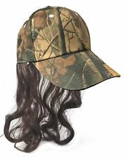 Camouflage Billy Ray Hat with Brown Hair picture