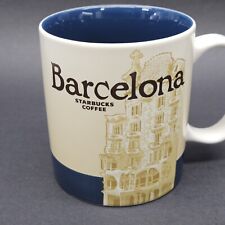 Starbucks BARCELONA Cup Mug 16oz Coffee Tea Ceramic Global Icon HTF picture