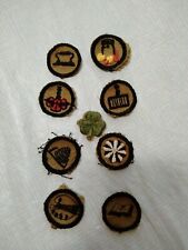 Lot Of 9 Vintage Girl Scout Patches 1920-1928 picture