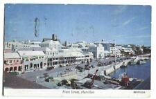 Postcard Front Street Hamilton Bermuda 1955 picture