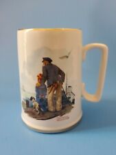 Norman Rockwell Mug  Looking out to Sea Used Condition picture