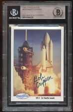 Robert Bob Crippen #54 signed autograph auto Space Shots NASA Card BAS Slabbed picture