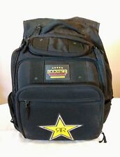 ROCKSTAR Energy Drink Black Backpack Travel Bag Carry On Laptop Pockets picture