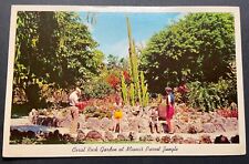 Miami Florida FL Postcard Coral Rock Garden At Parrot Jungle picture