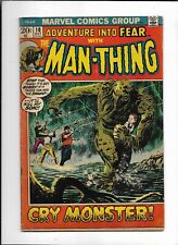 Adventure Into Fear #10 (Marvel 1972) 1st Solo Man-Thing VG picture