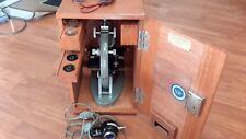 Rare Vintage Tiyoda Tokyo No. 42333 Microscope Set With Wooden Case  picture