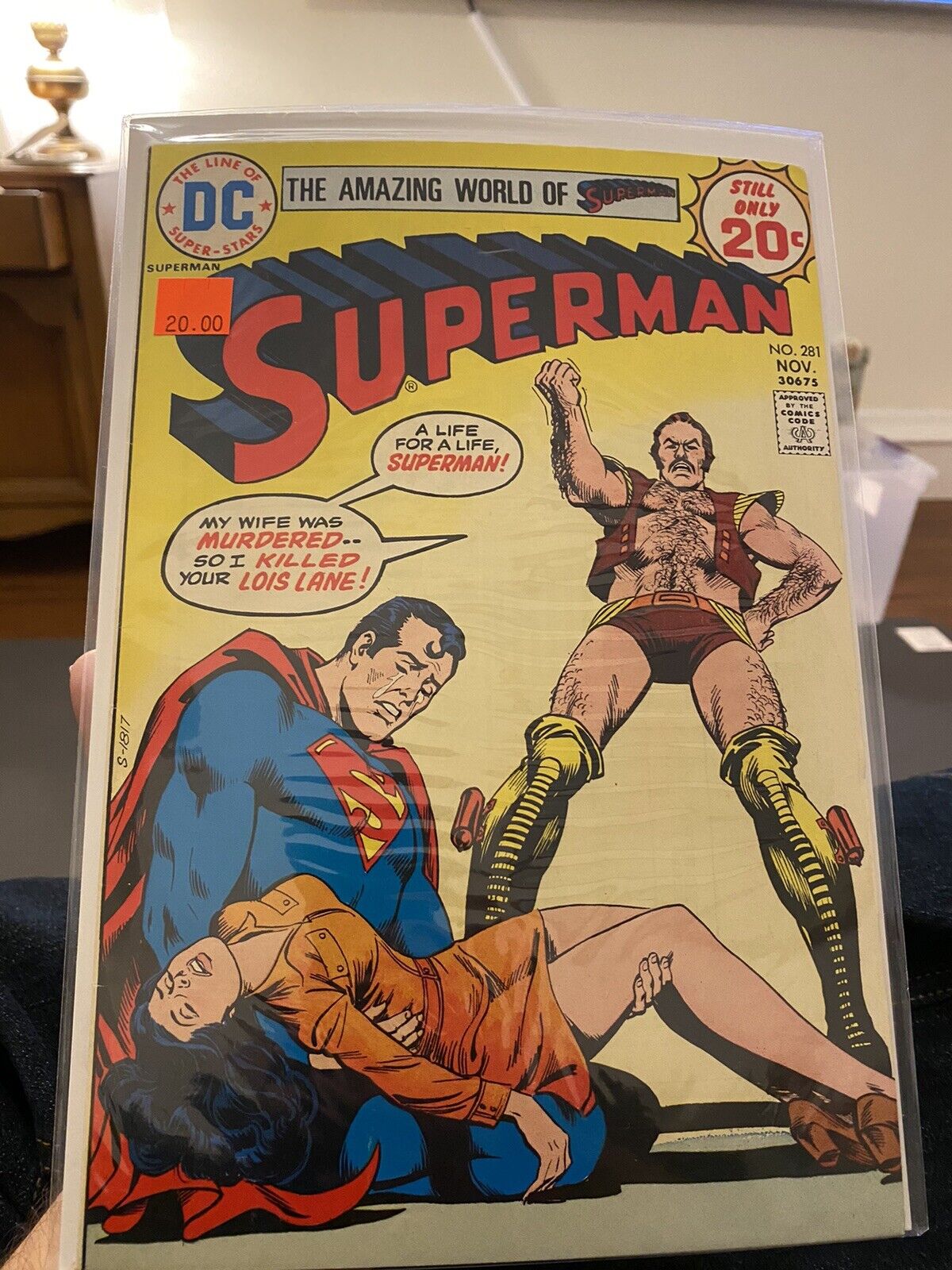 The Amazing World Of Superman #281 Nov Dc Comic 1974