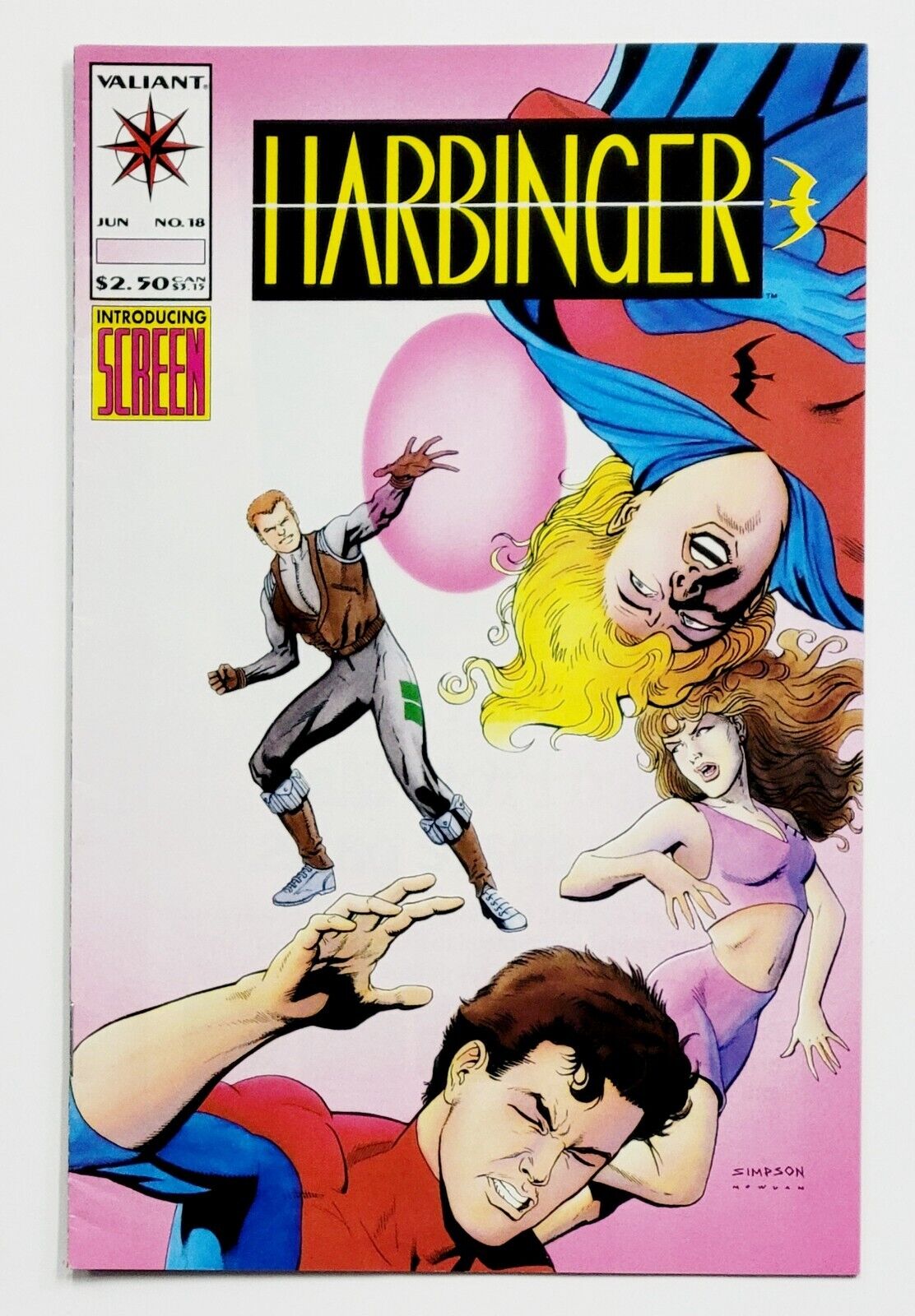 HARBINGER #18 - 1993 Valiant Comics 1st App of Screen - VGC