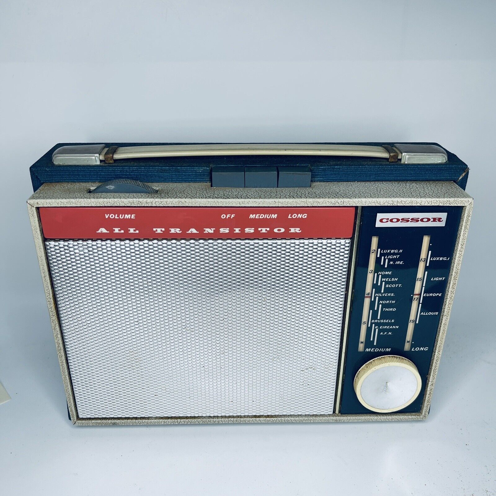 Vintage Cossor All Transistor Radio MW LW for Spares or Repair Retro Prop