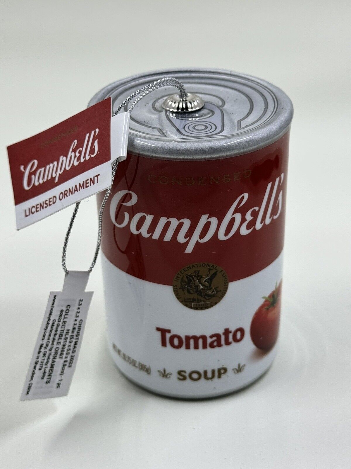 Campbell’s Tomato Can Soup Ornament Traditional American Classic NWT