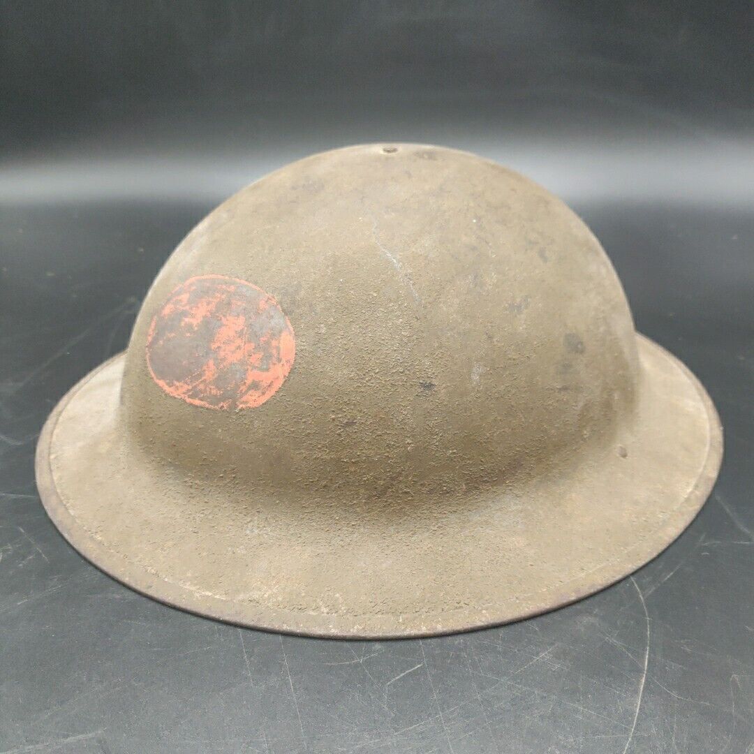 WW1 US Army M1917 Brodie Doughboy Combat Helmet 3rd division Army Veterinarian