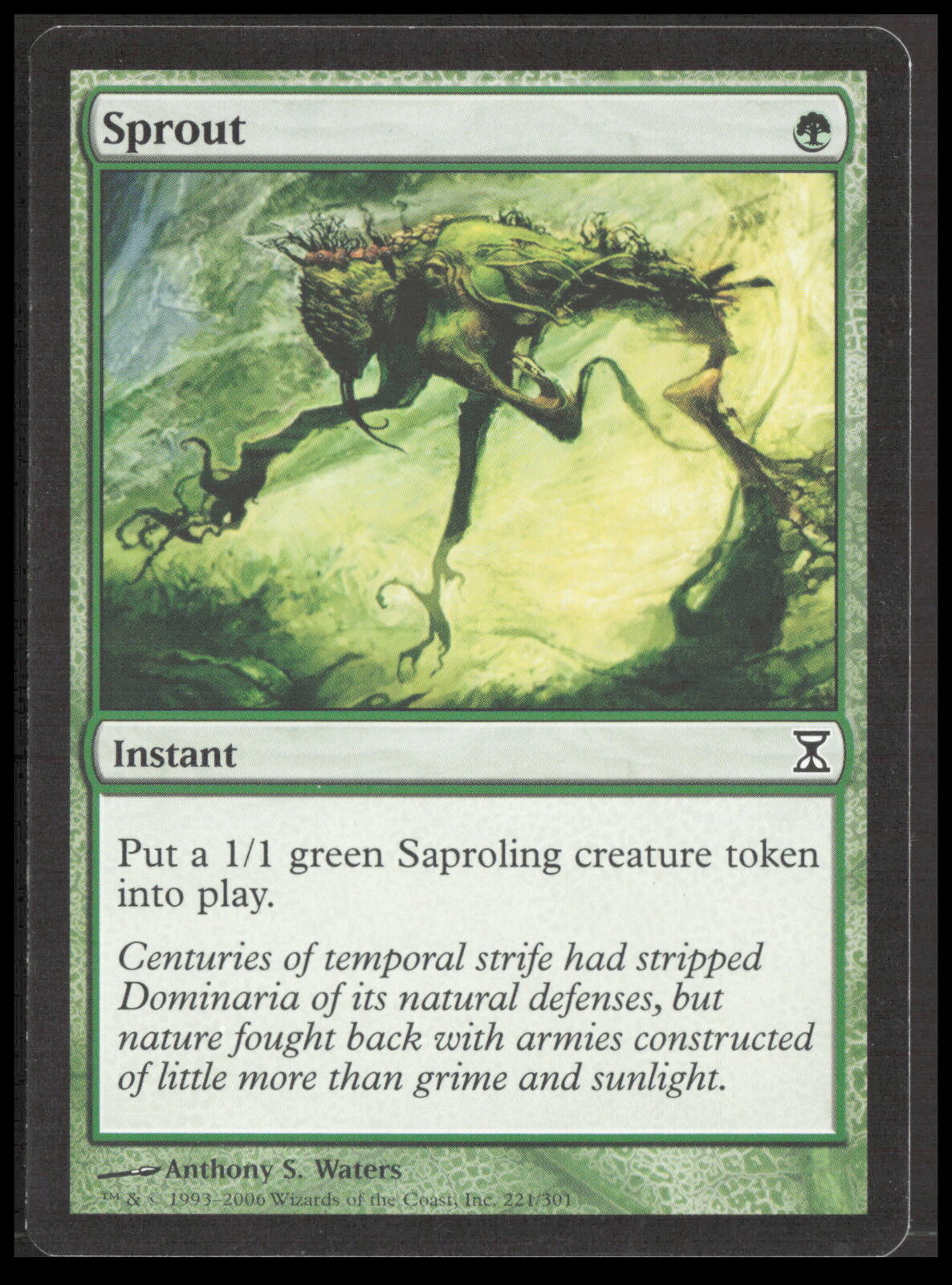 MTG Sprout 221 Common Time Spiral Card CB-1-2-A-43
