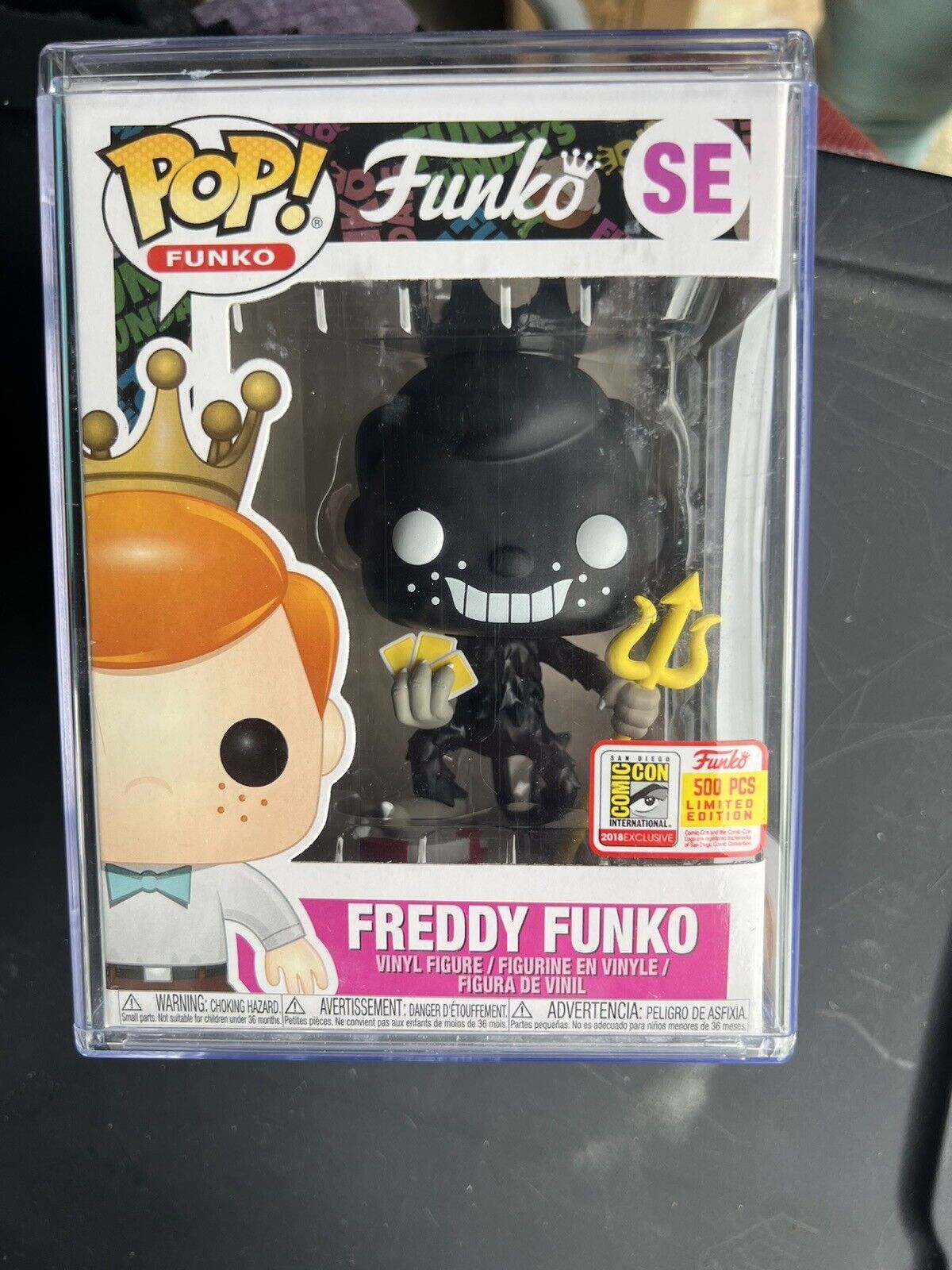 Funko Pop Freddy Funko Cuphead Devil (Black) - SDCC 2015 Fundays - LE 500