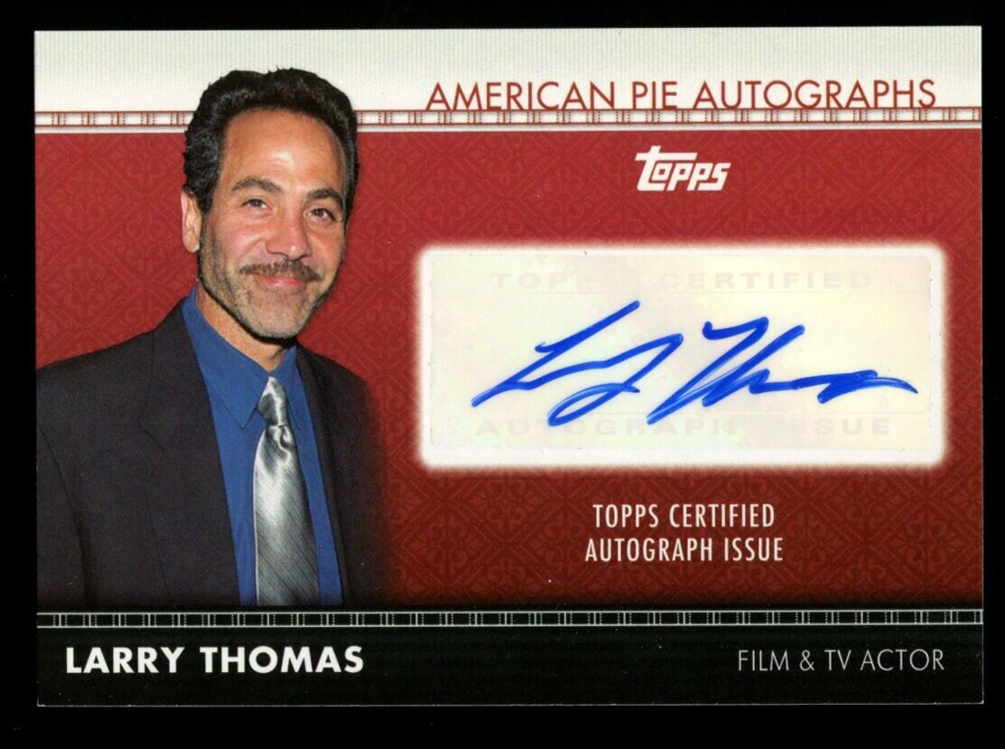 Larry Thomas #APA-27 signed auto 2011 Topps American Pie Autograph Issue Card ~