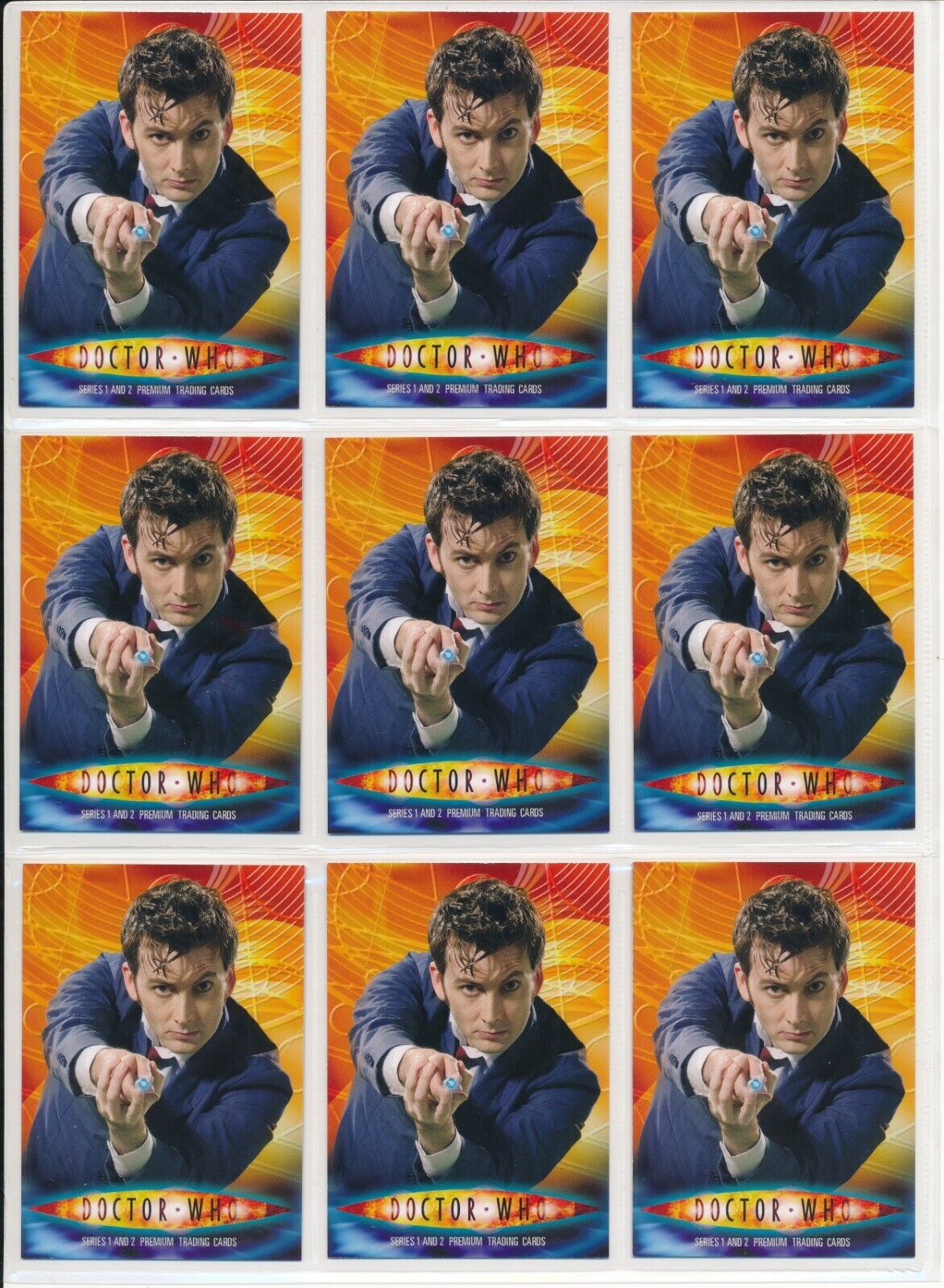 2008 Inkworks Doctor Who Promo Card Lot of (9) Cards #P1