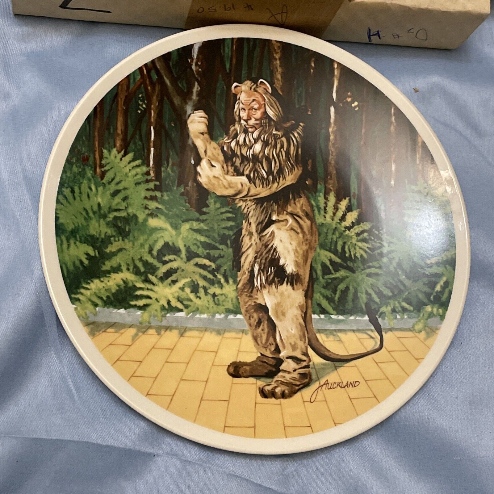 Vintage Knowles Wizard of OZ Cowardly Lion “If I Were King” Collector Plate 1978