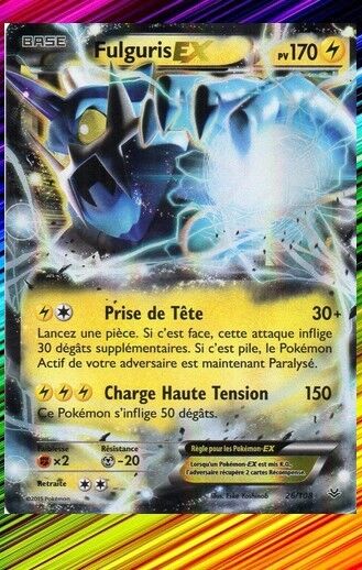 Fulguris EX - XY6:Roaring Sky - 26/108 - French Pokemon Card