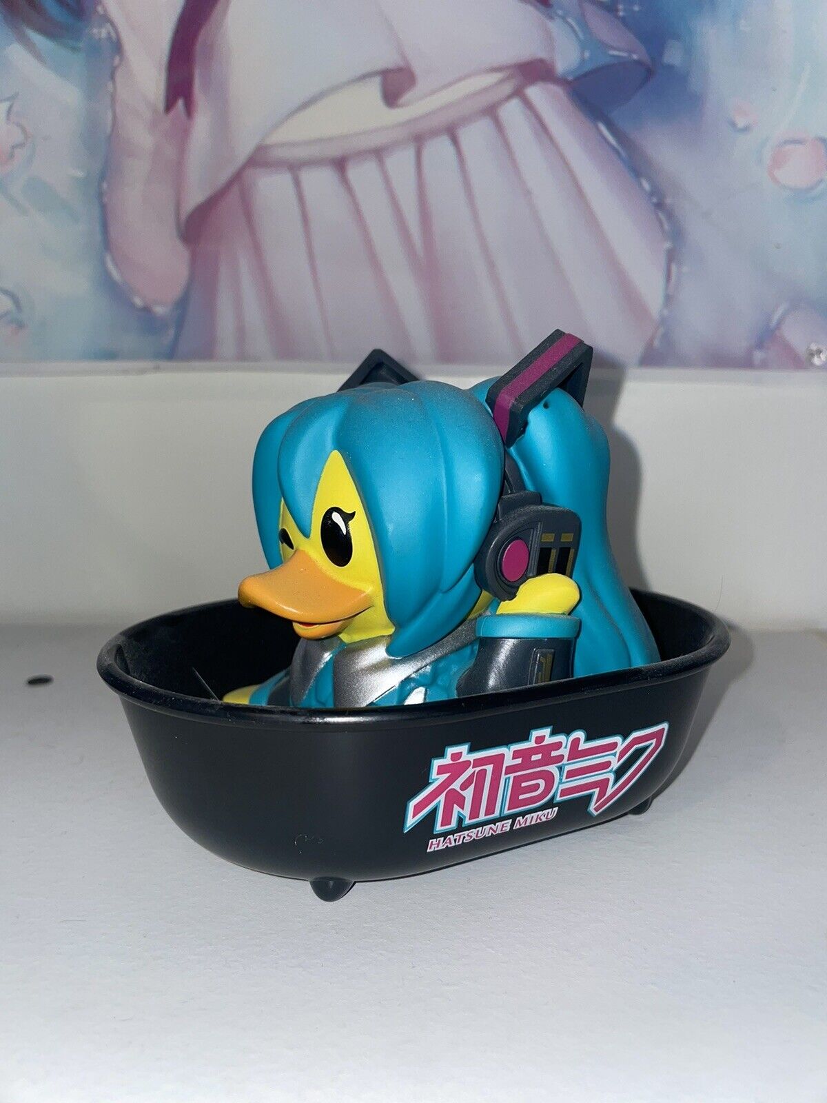 Hatsune Miku Tubbz Rubber Duck Figure Limited Edition Rare (no box)