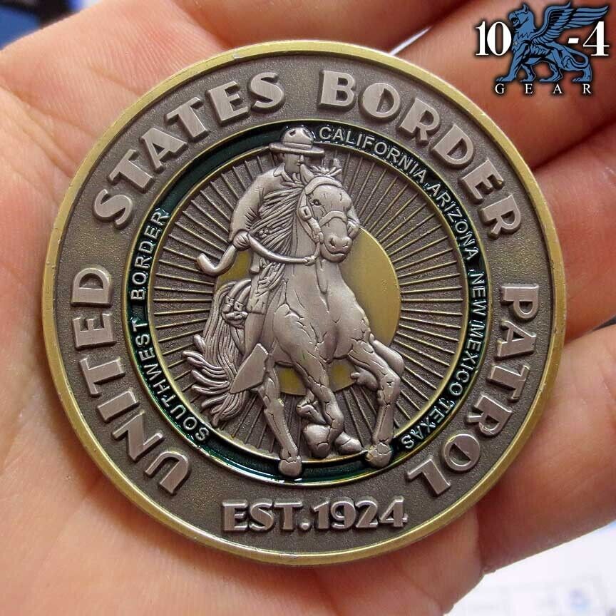 US Border Patrol Arizona Tucson Sector Law Enforcement Challenge Coin