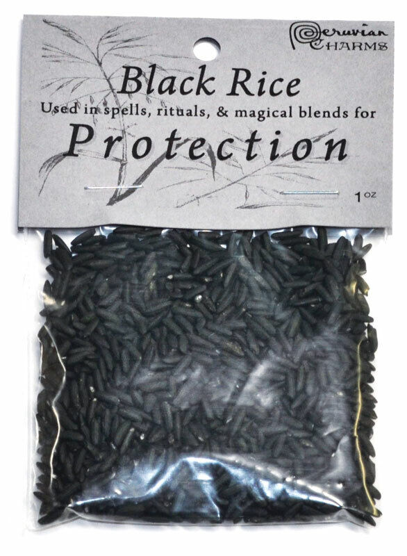 Peruvian Charms 1oz Protection Black Rice Spells Rituals Prayers Magical Blends