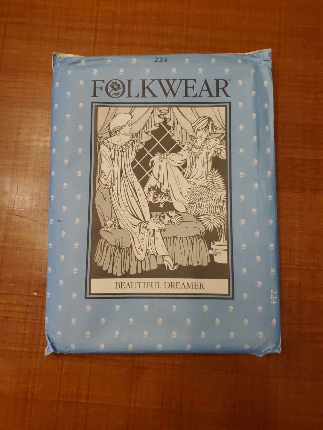 Folkwear Sewing Pattern 224 Beautiful Dreamer Women 1983 New Uncut