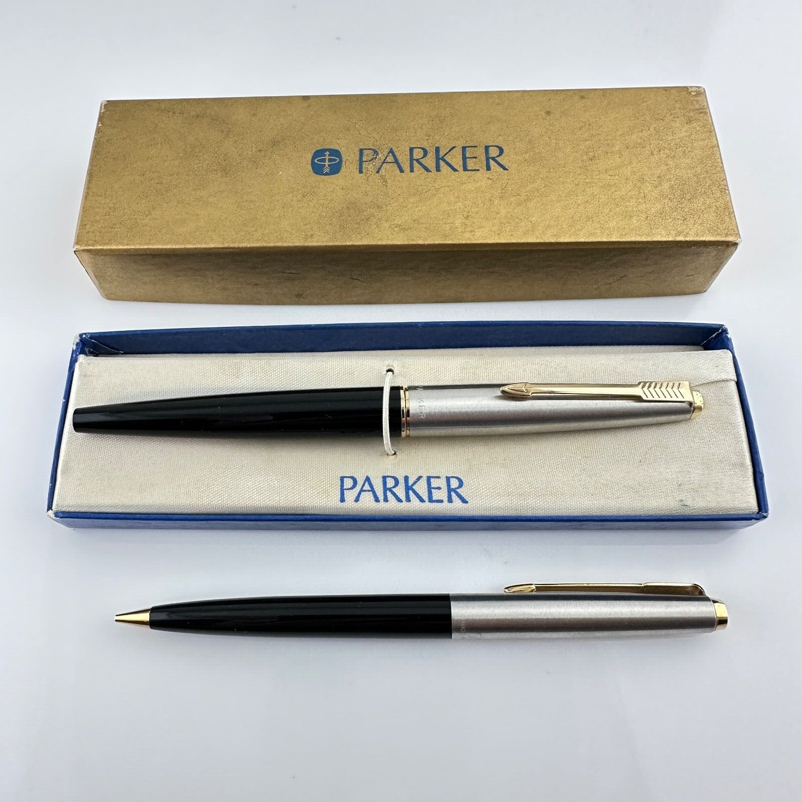 Parker Fountain Pen Pencil 45 with Box Set Black