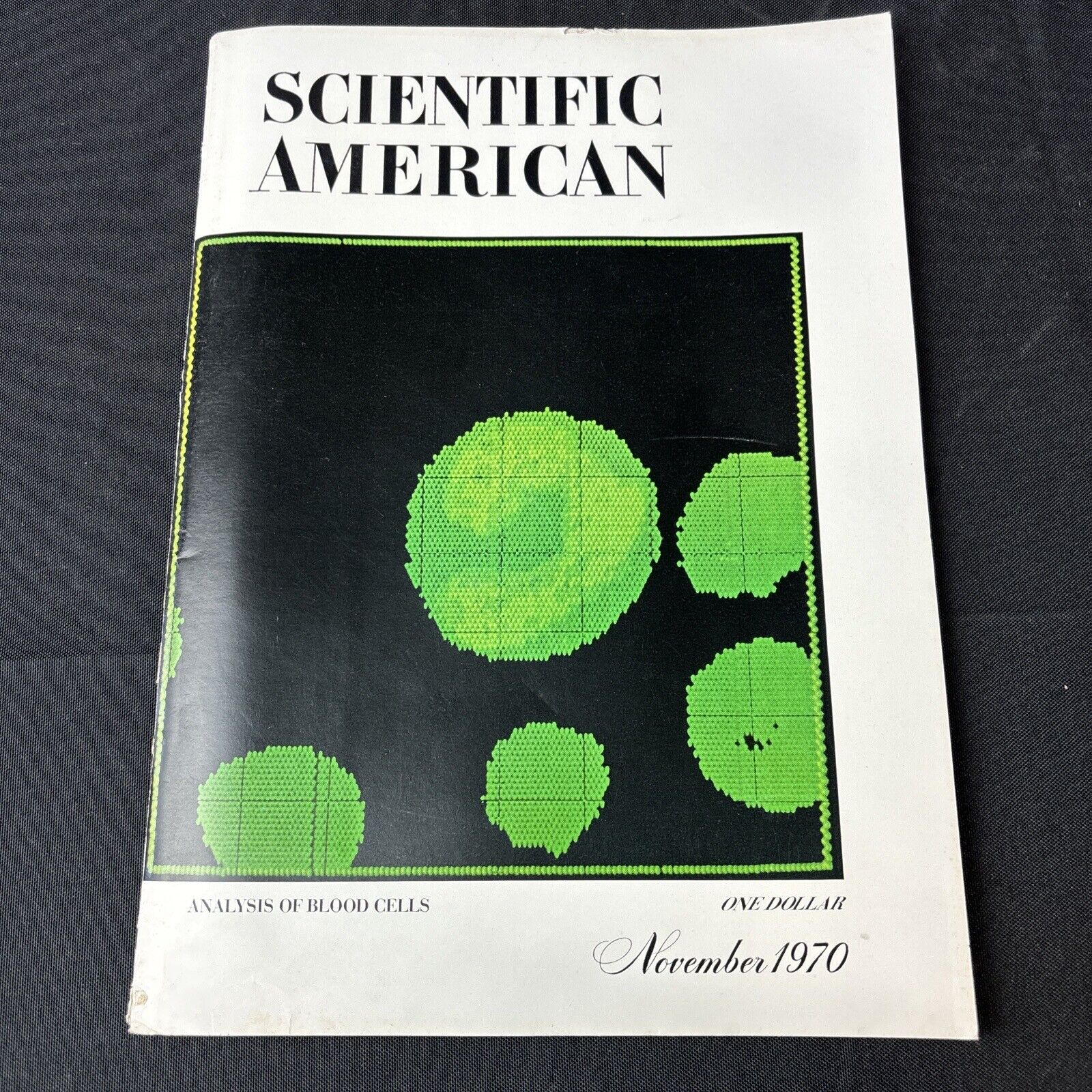 Vintage Scientific American Magazine November 1970 Analysis Of Blood Cells