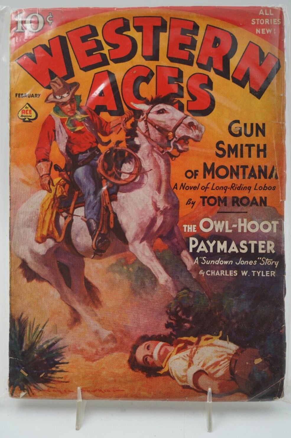 1938 - Western Aces- Western Pulp Art Magazine - Gun Smith of Montana