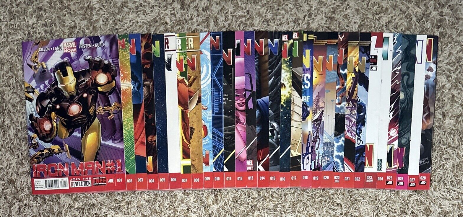 Iron Man #1-28 + 20.INH complete 2013 series lot set all cover A 1 28 2012 2014