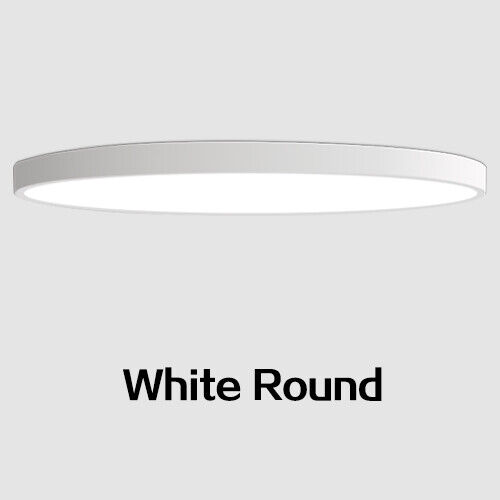 Round LED Ceiling Light Square Downlight Cool/Warm/Color Dimmable 18W 24W 36W