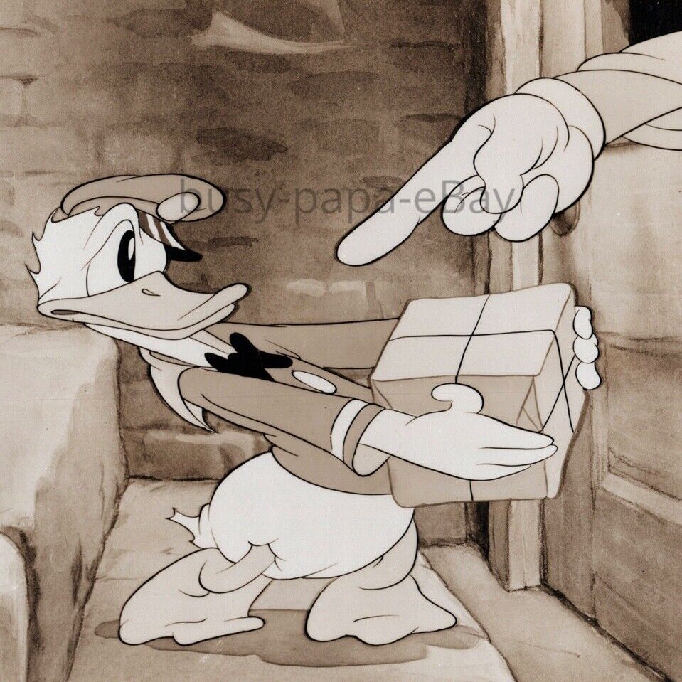 1938 Donald\'s Lucky Day Animated Donald Duck Walt Disney Cartoon Press Photo 17