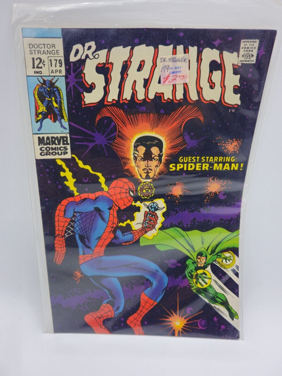 MARVEL - DR. STRANGE #179 (1969) - DOCTOR STRANGE - Guest Starring SPIDER-MAN