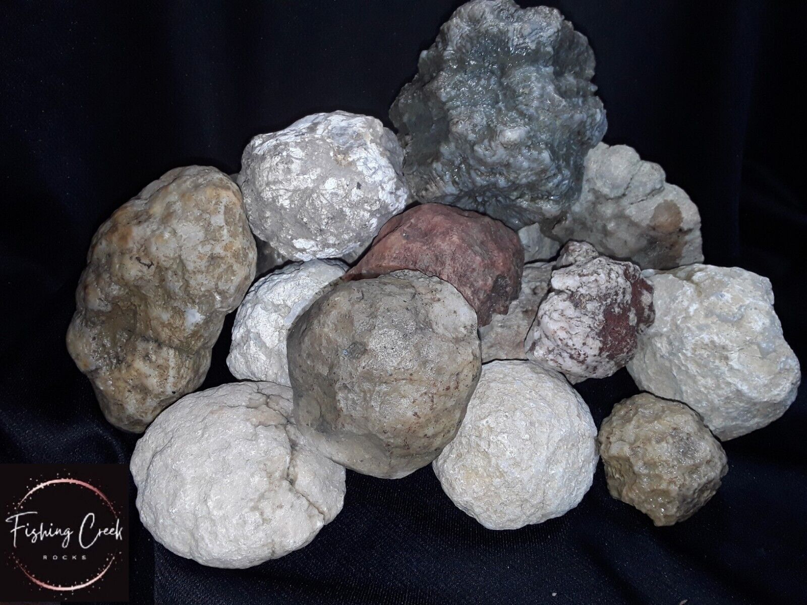 5Lbs Whole GEODES AGATES NODULES Lapidary Uncut Semi to Solid Unopened Quartz KY