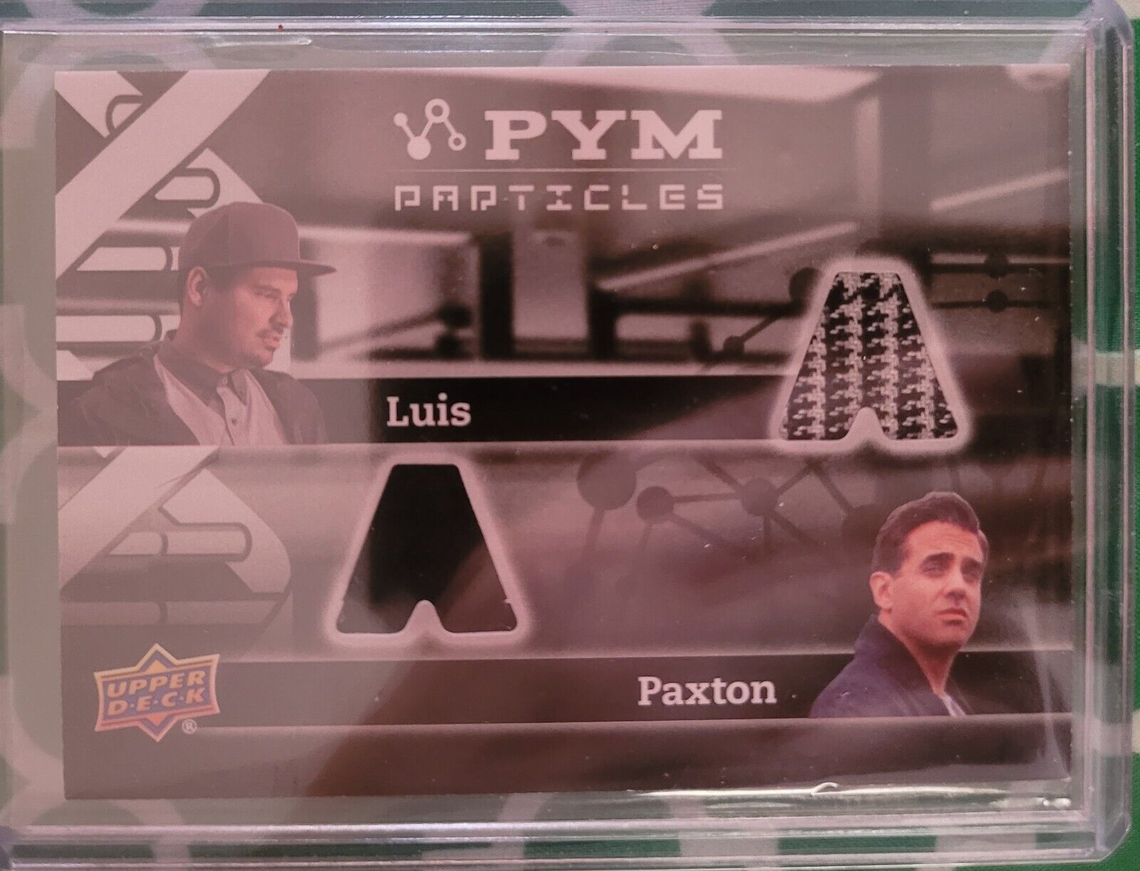 2015 Upper Deck Marvel Ant-Man #PT2-PL Pym Particles Luis & Paxton costume relic