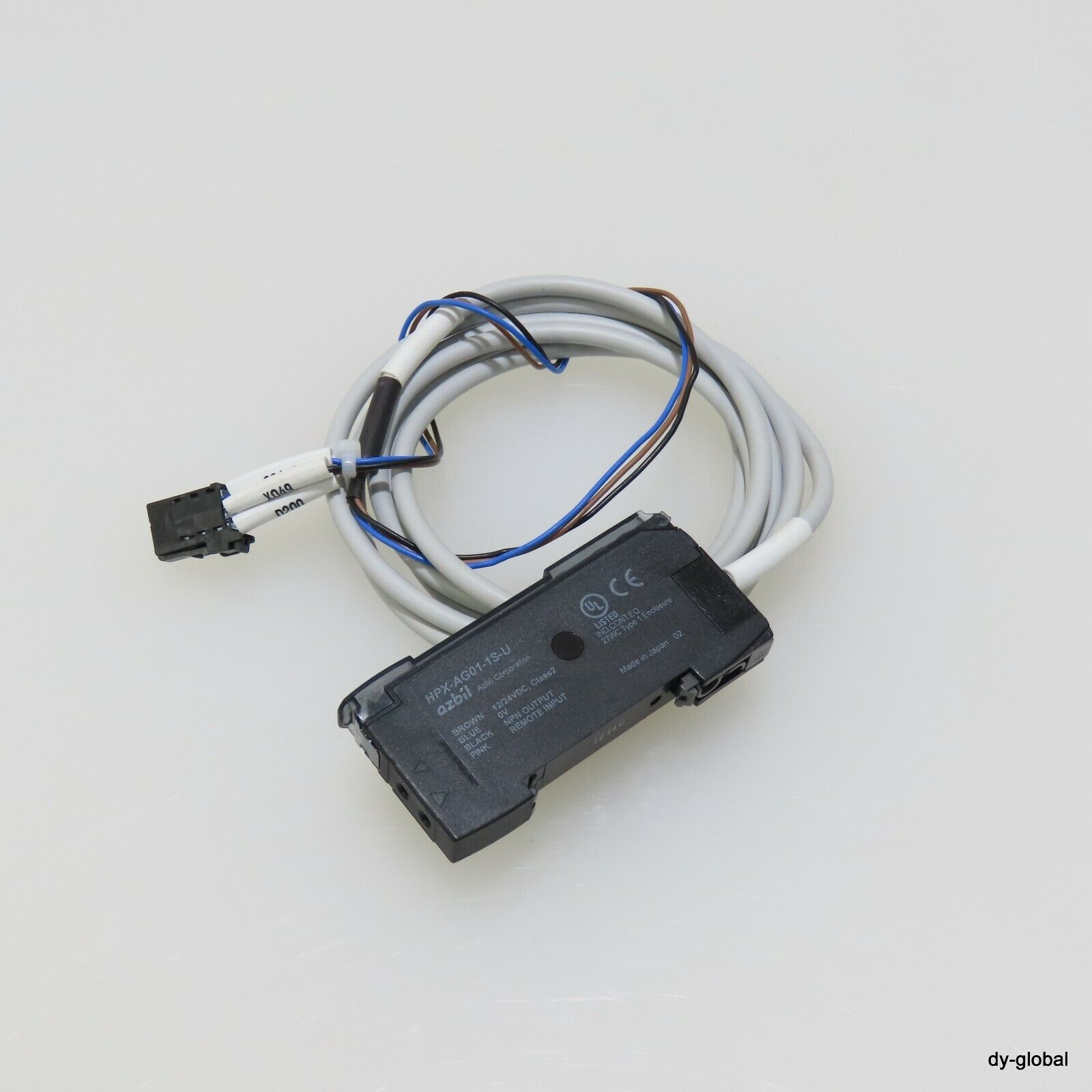 AZBIL digital fiber optic sensor amplifier Used HPX-AG01-1S-U  SEN-I-1486=7C54-6